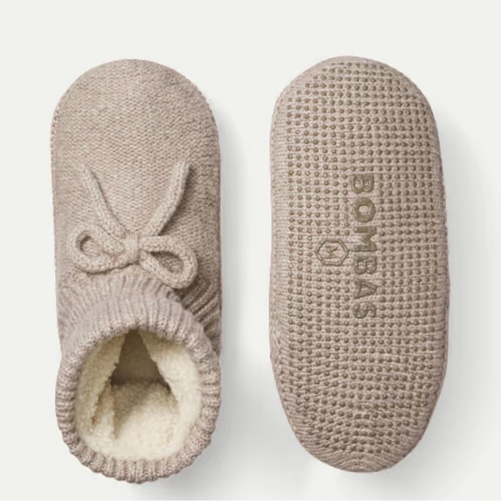 NWT - Bombas Women's Gripper Slipper Bootie - Sherpa-Lined - Size Medium